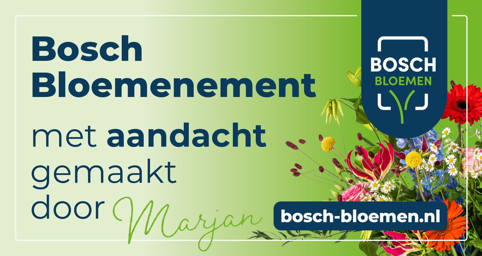 Aangeboden door Bosch Bloemen: Bloemenabonnement voor een half jaar lang verse bloemen in huis of op kantoor🌸 